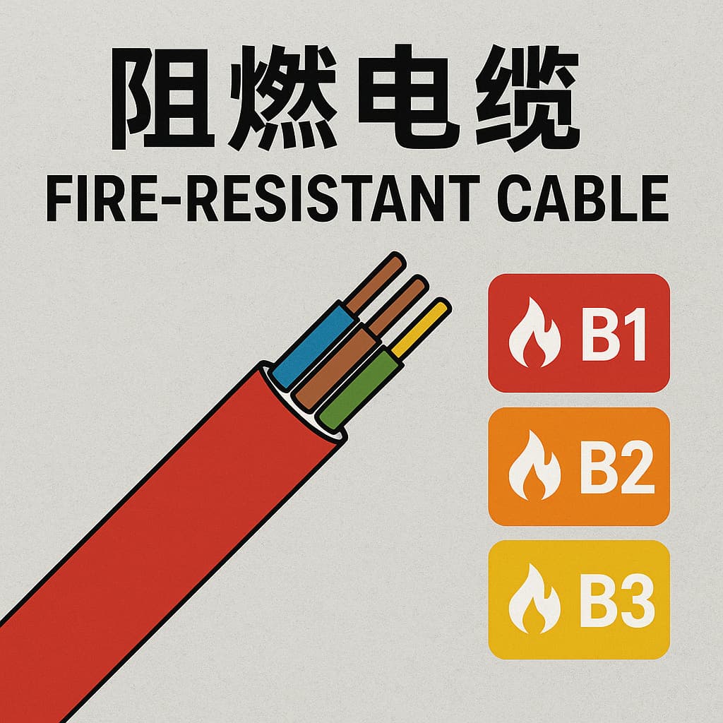 什么是阻燃电缆？B1、B2、B3级的区别你相识吗？