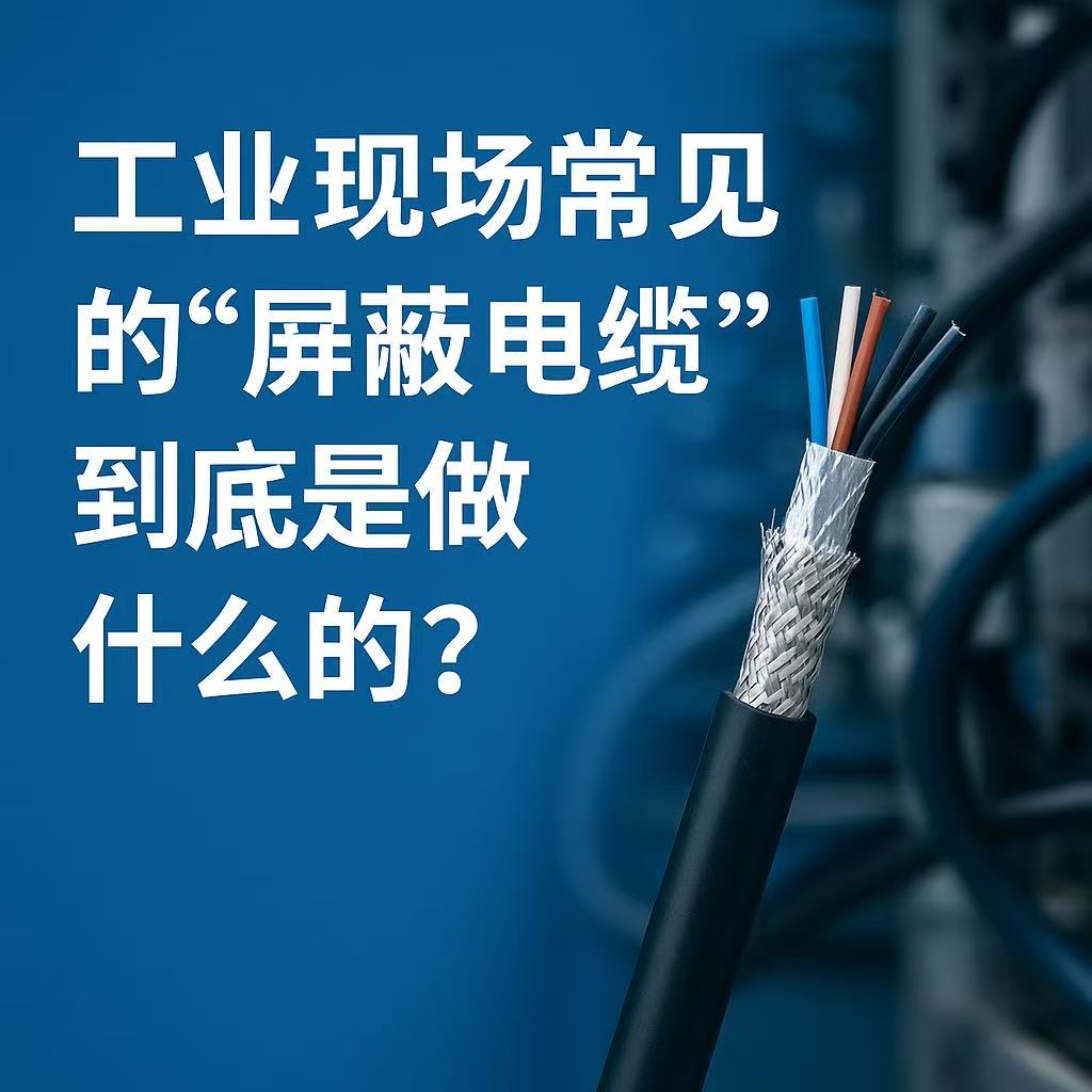 工业现场常见的“屏蔽电缆”到底是做什么的？