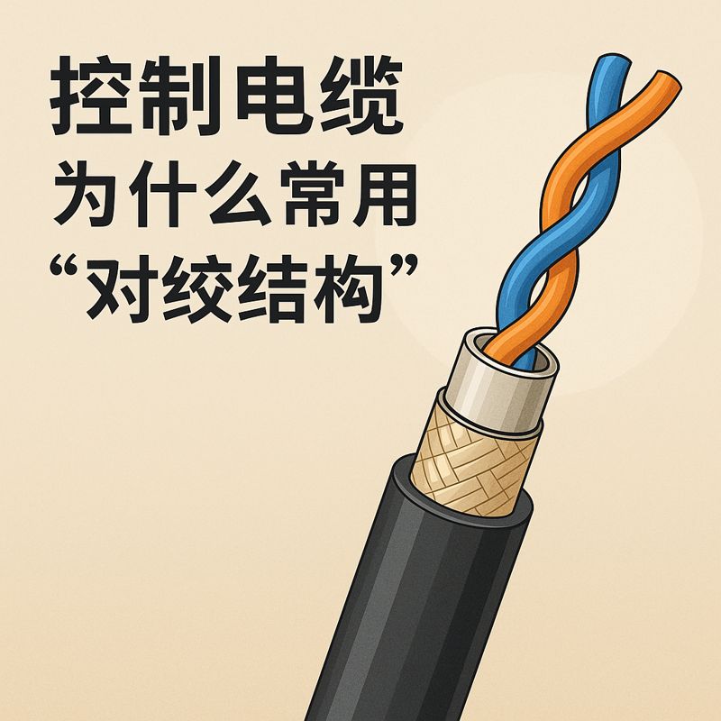 节造电缆为什么常用“对绞结构”？