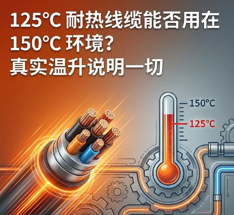 125℃ 耐热线缆能否用在 150℃ 环境？真实温升注明所有