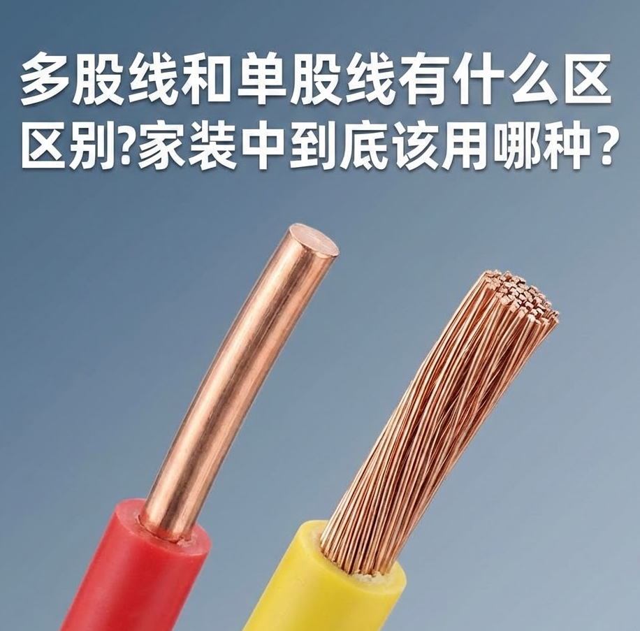 家装电线选单股(BV)还是多股(BVR)？